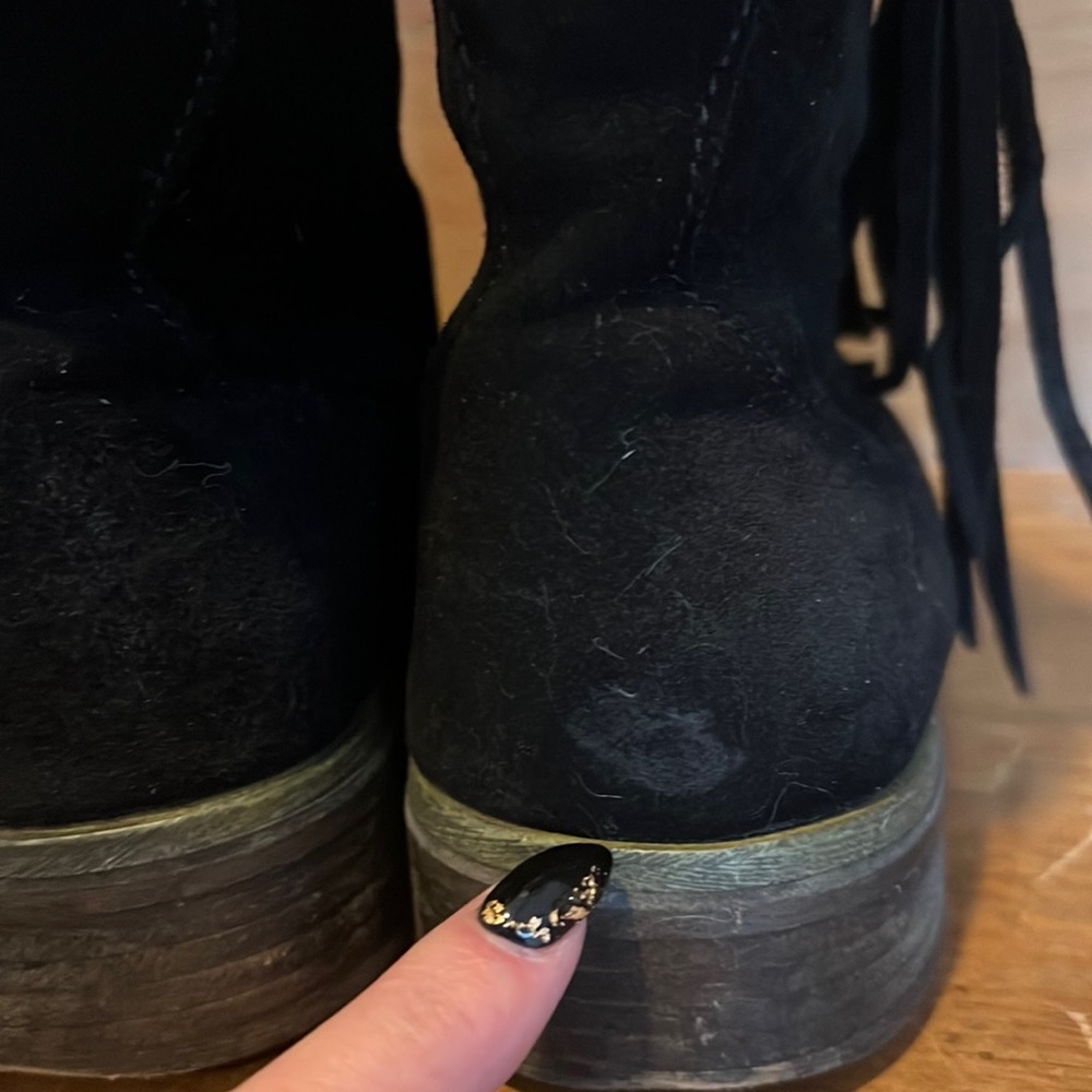 Denim & Supply Ralph Lauren Aubrie Suede Booties  w/ concho & fringe acc… - Picture 9 of 9
